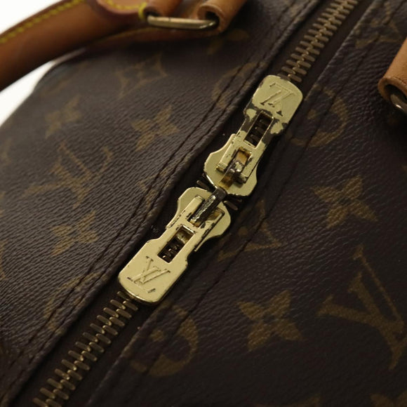LOUIS VUITTON Monogram Keepall 55 Boston Bag M41424 LV Auth 130747
