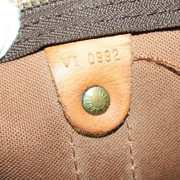 LOUIS VUITTON Monogram Keepall 55 Boston Bag M41424 LV Auth 130747