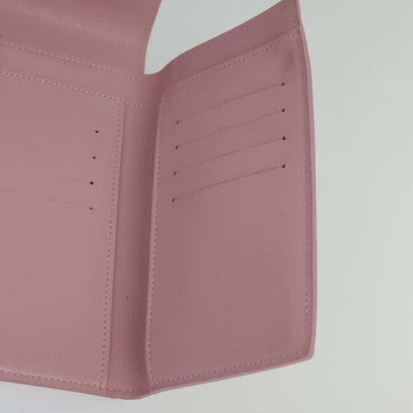 LOUIS VUITTON Monogram Vernis Walker Wallet Marshmallow Pink M91035 Auth 130750