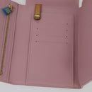 LOUIS VUITTON Monogram Vernis Walker Wallet Marshmallow Pink M91035 Auth 130750-21