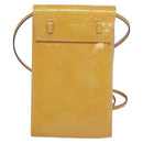 LOUIS VUITTON Monogram Vernis Walker Wallet Marshmallow Pink M91035 Auth 130750-2