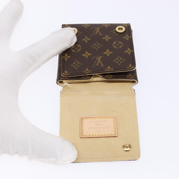 LOUIS VUITTON Monogram Jewelry case Jewelry Box LV Auth 130752V