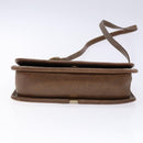 GUCCI GG Supreme Web Sherry Line Shoulder Bag PVC Beige Gold Auth 130754-5