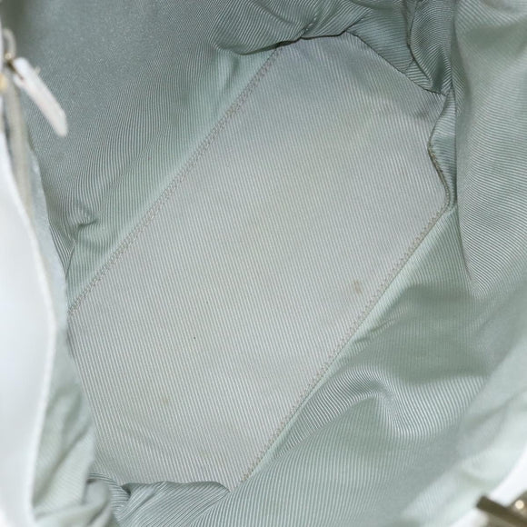 GUCCI GG Canvas Tote Bag Turquoise Blue gold 002 1098 Auth 130756