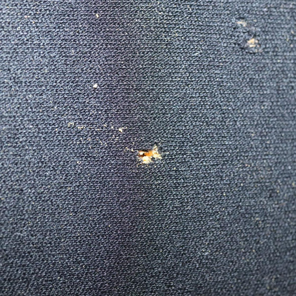 CHANEL Hand Bag Cotton Black Gold CC Auth 130759