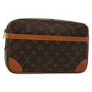 LOUIS VUITTON Monogram Compiegne 28 Clutch Bag M51845 LV Auth 130764-1