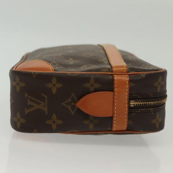 LOUIS VUITTON Monogram Compiegne 28 Clutch Bag M51845 LV Auth 130764