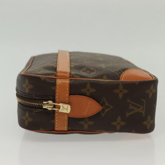 LOUIS VUITTON Monogram Compiegne 28 Clutch Bag M51845 LV Auth 130764