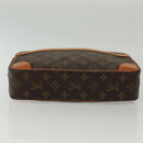 LOUIS VUITTON Monogram Compiegne 28 Clutch Bag M51845 LV Auth 130764-6