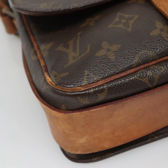 LOUIS VUITTON Monogram Cartouchiere MM Shoulder Bag M51253 LV Auth 130771
