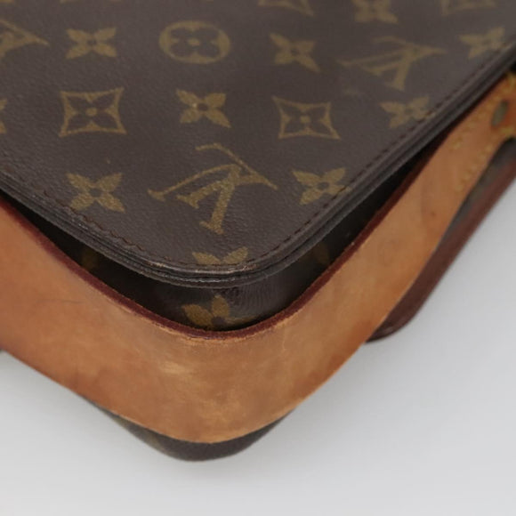 LOUIS VUITTON Monogram Cartouchiere MM Shoulder Bag M51253 LV Auth 130771