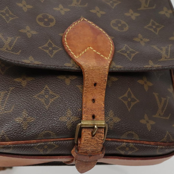 LOUIS VUITTON Monogram Cartouchiere MM Shoulder Bag M51253 LV Auth 130771