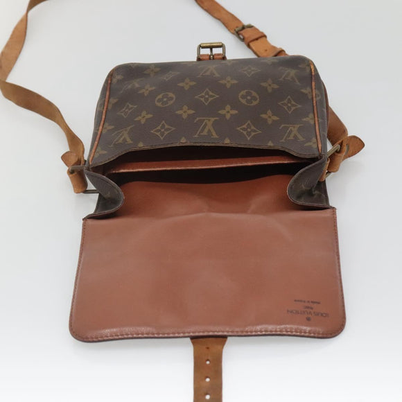 LOUIS VUITTON Monogram Cartouchiere MM Shoulder Bag M51253 LV Auth 130771