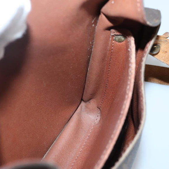 LOUIS VUITTON Monogram Cartouchiere MM Shoulder Bag M51253 LV Auth 130771