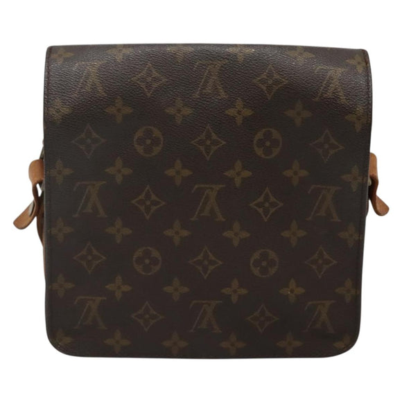 LOUIS VUITTON Monogram Cartouchiere MM Shoulder Bag M51253 LV Auth 130771