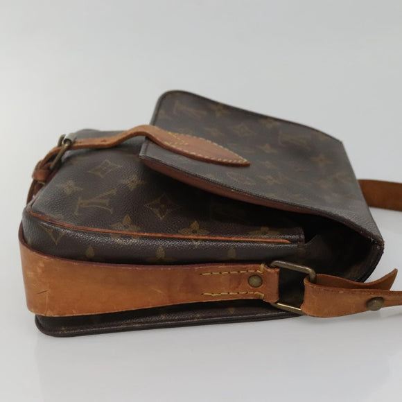 LOUIS VUITTON Monogram Cartouchiere MM Shoulder Bag M51253 LV Auth 130771