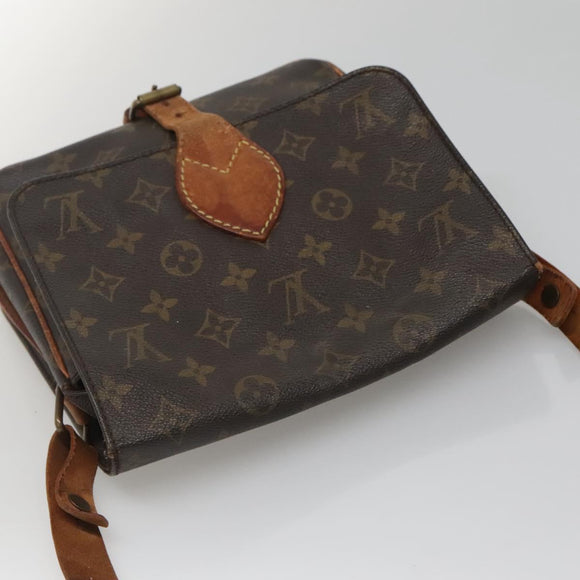 LOUIS VUITTON Monogram Cartouchiere MM Shoulder Bag M51253 LV Auth 130771