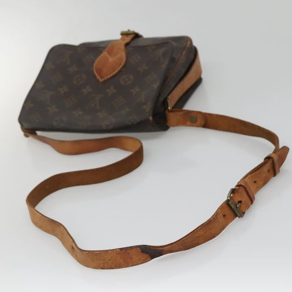 LOUIS VUITTON Monogram Cartouchiere MM Shoulder Bag M51253 LV Auth 130771