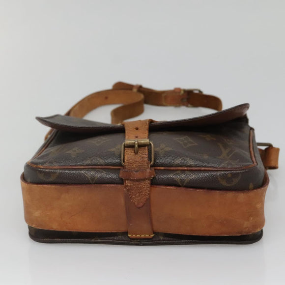 LOUIS VUITTON Monogram Cartouchiere MM Shoulder Bag M51253 LV Auth 130771