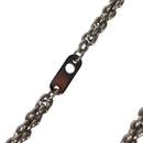 LOUIS VUITTON Colliers Quard LV Strass Necklace metal Silver MP2691 Auth 130779A-13