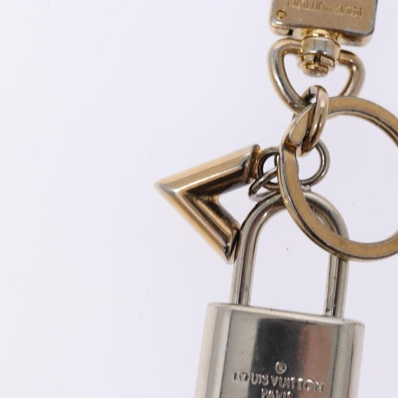 LOUIS VUITTON Bag Charm Caleido V Padlock Charm metal Gold M67376 LV Auth 130781