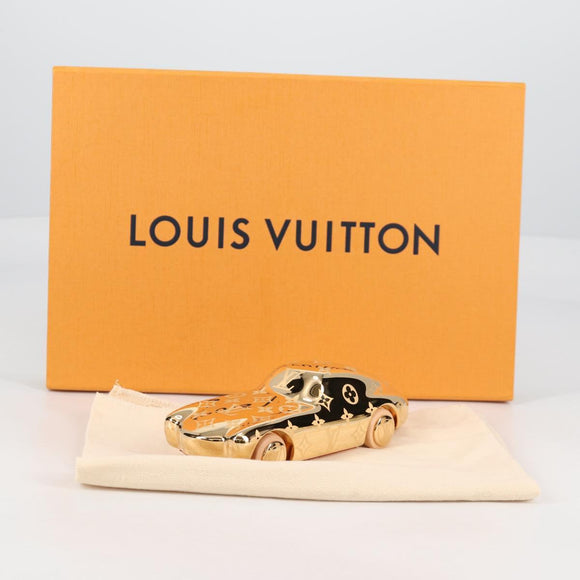 LOUIS VUITTON Paper Weight Car metal Gold R97981 LV Auth 130782SM