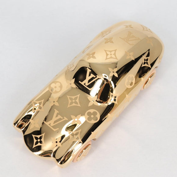 LOUIS VUITTON Paper Weight Car metal Gold R97981 LV Auth 130782SM