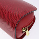 LOUIS VUITTON Epi Dauphine PM Pouch Castilian Red M48447 LV Auth 130785-16
