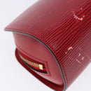 LOUIS VUITTON Epi Dauphine PM Pouch Castilian Red M48447 LV Auth 130785-7
