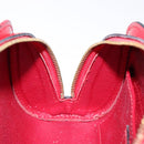 LOUIS VUITTON Epi Dauphine PM Pouch Castilian Red M48447 LV Auth 130785-19