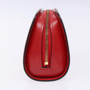 LOUIS VUITTON Epi Dauphine PM Pouch Castilian Red M48447 LV Auth 130785-3
