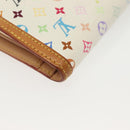 LOUIS VUITTON Multicolor Portefeuille Viennois Wallet White M92987 Auth 130787-15