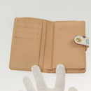 LOUIS VUITTON Multicolor Portefeuille Viennois Wallet White M92987 Auth 130787-9
