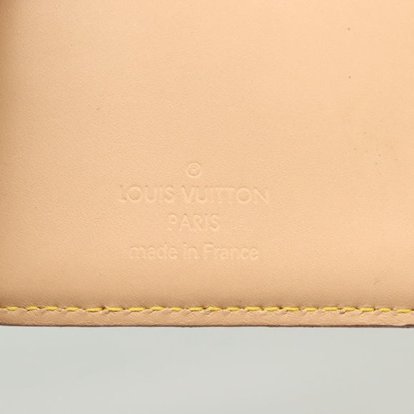 LOUIS VUITTON Multicolor Portefeuille Viennois Wallet White M92987 Auth 130787