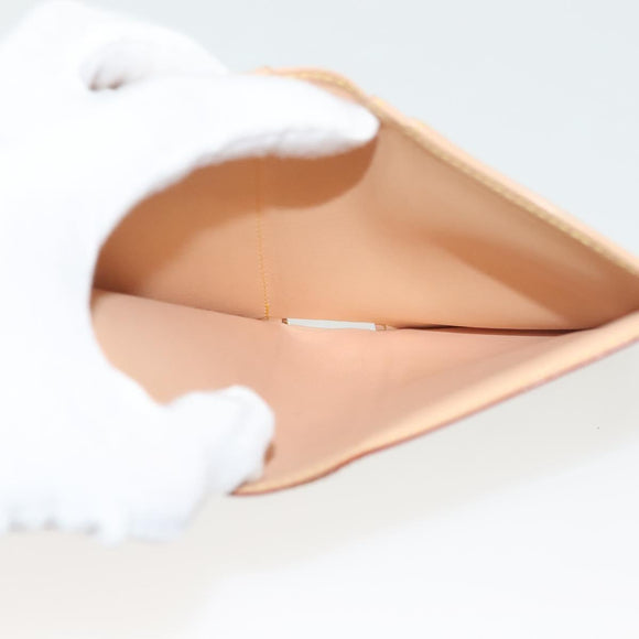 LOUIS VUITTON Multicolor Portefeuille Viennois Wallet White M92987 Auth 130787