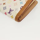LOUIS VUITTON Multicolor Portefeuille Viennois Wallet White M92987 Auth 130787-14