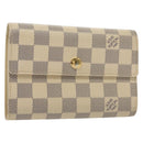 LOUIS VUITTON Damier Azur Portefeuille Alexandra Wallet N63068 LV Auth 130788-1