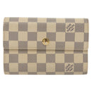 LOUIS VUITTON Damier Azur Portefeuille Alexandra Wallet N63068 LV Auth 130788-13