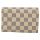 LOUIS VUITTON Damier Azur Portefeuille Alexandra Wallet N63068 LV Auth 130788-2