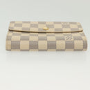 LOUIS VUITTON Damier Azur Portefeuille Alexandra Wallet N63068 LV Auth 130788-6