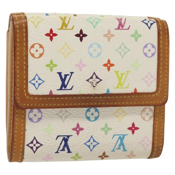 LOUIS VUITTON Multicolor Porte Monnaie Billets Cartes Credit M92983 Auth 130792