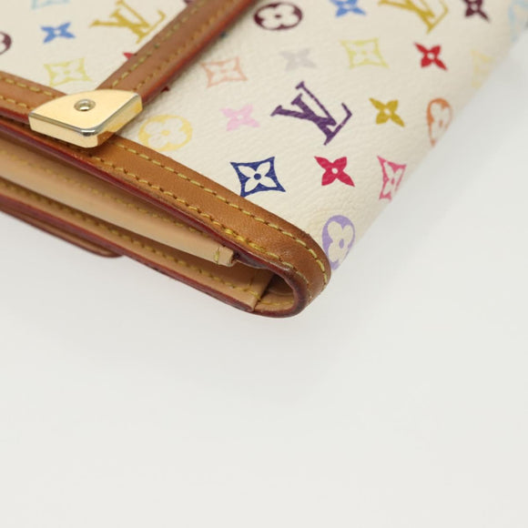 LOUIS VUITTON Multicolor Porte Monnaie Billets Cartes Credit M92983 Auth 130792