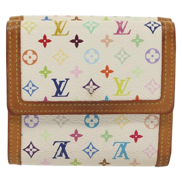 LOUIS VUITTON Multicolor Porte Monnaie Billets Cartes Credit M92983 Auth 130792