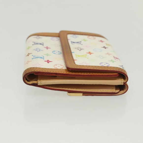 LOUIS VUITTON Multicolor Porte Monnaie Billets Cartes Credit M92983 Auth 130792