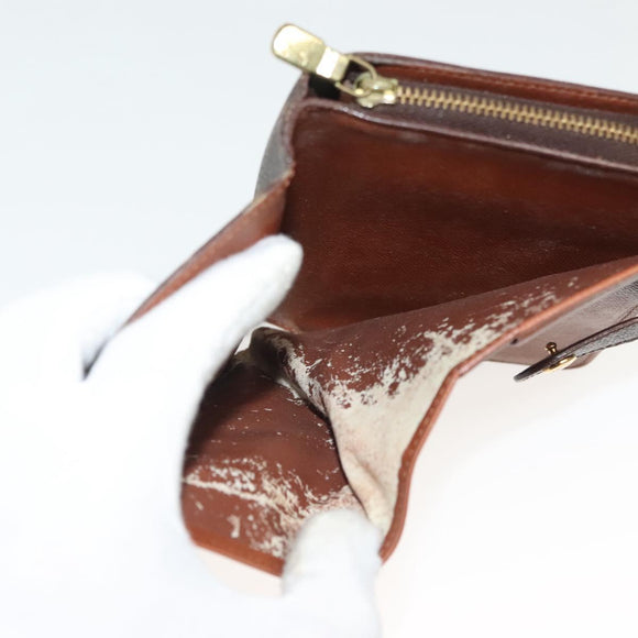 LOUIS VUITTON Monogram Porto Papie Zip Wallet M61207 LV Auth 130795