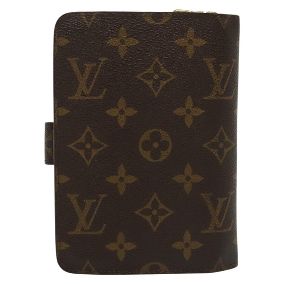LOUIS VUITTON Monogram Porto Papie Zip Wallet M61207 LV Auth 130795
