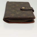 LOUIS VUITTON Monogram Porto Papie Zip Wallet M61207 LV Auth 130795-6