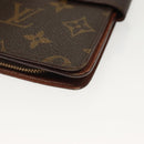 LOUIS VUITTON Monogram Porto Papie Zip Wallet M61207 LV Auth 130795-14