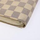 LOUIS VUITTON Damier Azur Zippy Wallet Long Wallet N60019 LV Auth 130796-16
