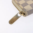 LOUIS VUITTON Damier Azur Zippy Wallet Long Wallet N60019 LV Auth 130796-8